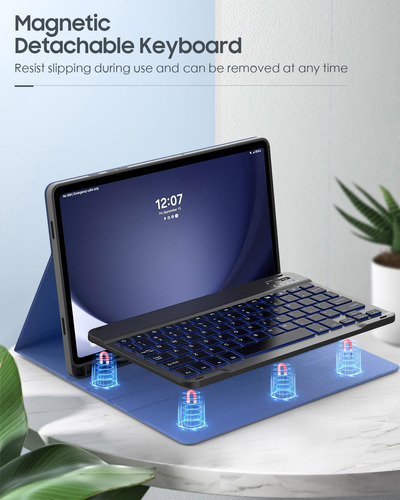 Funda De Teclado Moko Para Samsung Galaxy Tab A9 Plus Color
