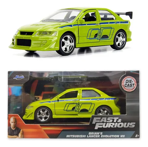Carro Miniatura Velozes E Furiosos 1:32 Mitsubishi Lancer