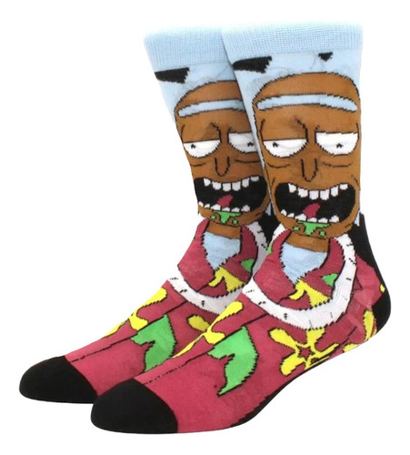 Calcetines Rick Sanchez Hawaiana, Algodón, Rick Y Morty