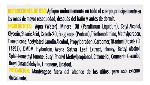 Crema Humectante Notré Advanced Lubricating Piel Reseca.
