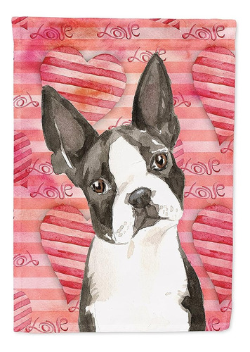 Caroline's Treasures Ck1775gf Love A Boston Terrier Garden F