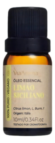 Óleo Essencial Limão Siciliano 100% Puro Via Aroma 10ml