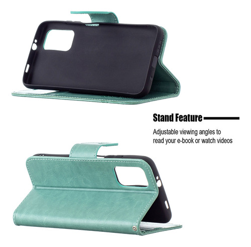 Funda Para Nokia 3.4/1.3/5.3 Funda Tipo Cartera Con Ranura Para Tarjetas, Textura Magnética, Mariposa, A Prueba De Golpes
