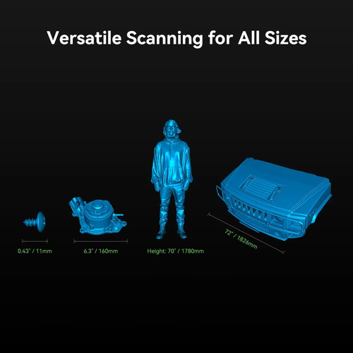 Scanner 3d Creality Cr-scan Raptor Precisão De 0,02mm