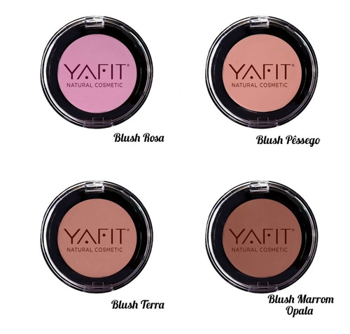 Imagem 1 de 2 de Blush Em Pó Yafit