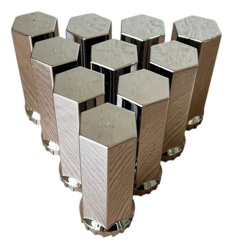 comprar Cubre Tuercas Cromada Hexagonal Con Faldon 40pz Unemon Rosca