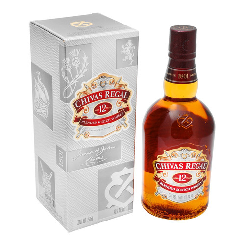 Imagen 4 de 4 de Chivas Regal 12 Años Scotch escocés 750 mL