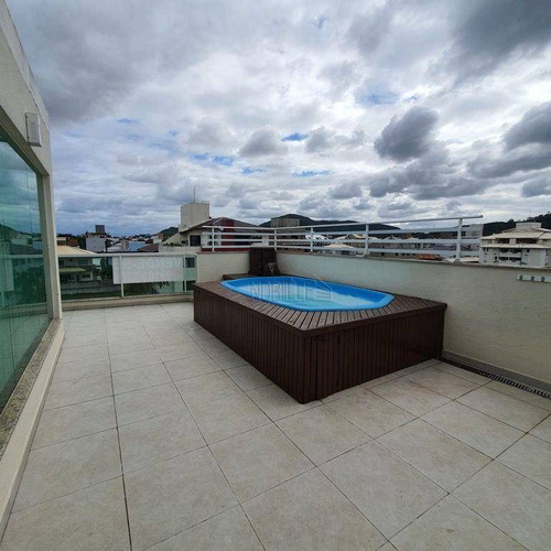 Imagem 11 de 30 de Linda Cobertura Semi-mobiliada Com 3 Dormitórios À Venda, 150 M² Por R$ 750.000 - Ingleses - Florianópolis/sc - Co0321