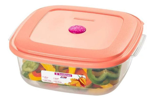 Pote Cuadrado Pequeño Vac Freezer 480ml Sanremo G P