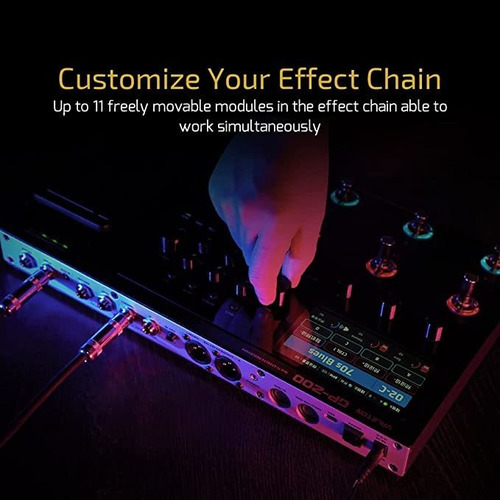 Pedal de efecto Valeton GP Multi-Effects Processor GP-200 negro