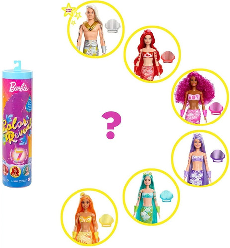 Imagen 2 de 5 de New Muñeca Barbie Estilo Sorpresa Gpg14 Mattel Bestoys