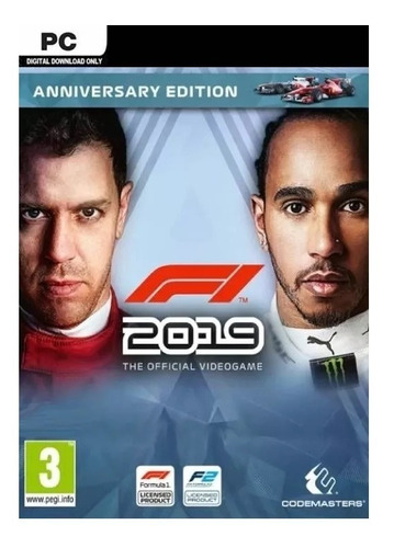 F1 2019  Anniversary Edition Codemasters PC Digital