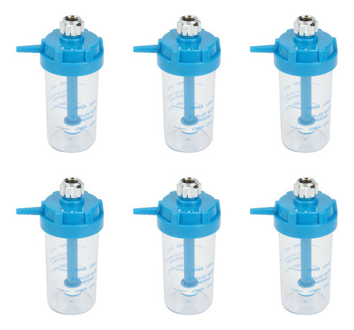 6 Accesorios Para Inhaladores De Oxígeno Con Humidificación,