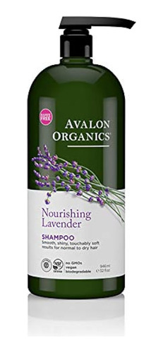 Champú Avalon Organics De Limón 11 Onzas 2 Unidades Lavanda 