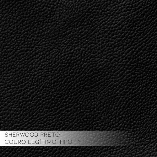 Poltrona Reclinável Elétrico Asmará Power Touch Couro Preto