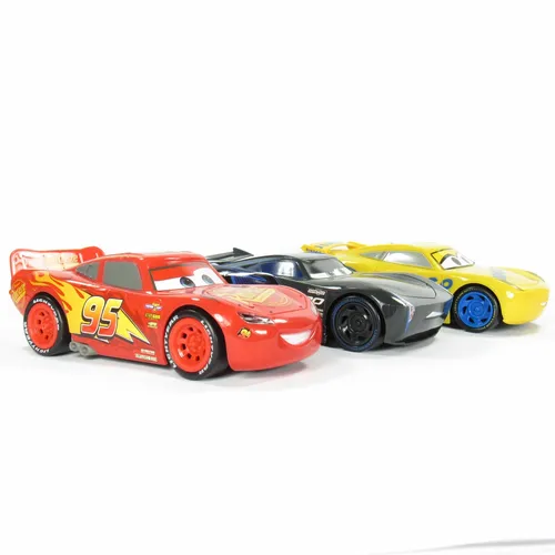 Set 3 Coches Cars3 Friccion Rayo Mcqueen, Jacson Y Cruz Tm4