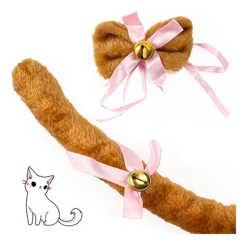 I Traje De Cosplay De Gato Com Orelhas De Gatinho Para Vestido