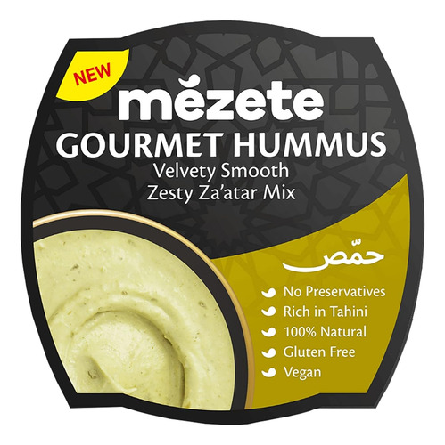 Mezete Zaatar Hummus, Salsas Y Untables 100% Naturales, Sals