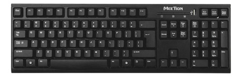 Teclado Pc Meetion K815 Español Membrana Hub Usb Clásico Ax®