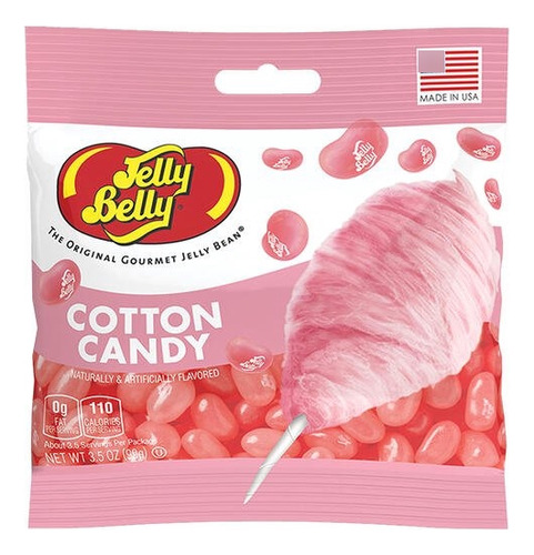 Combo 2x Feijões Jelly Belly Cotton Candy Algodão Doce 99g