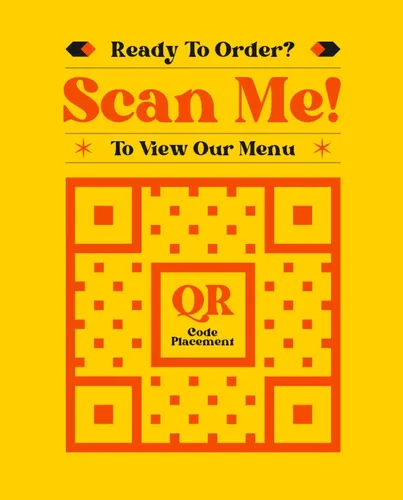 Diseño De Menu Digital Con Código Qr Para Escanear.