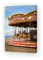 Comprar Cuadro 16x24cm Carrusel Calesita Caballo Parque Juegos M7