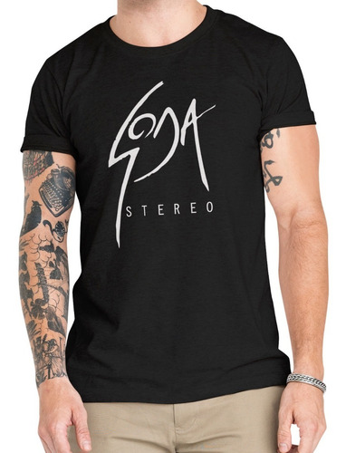 Polera Soda Stereo Clásico Cerati Algodón Orgánico Mus31