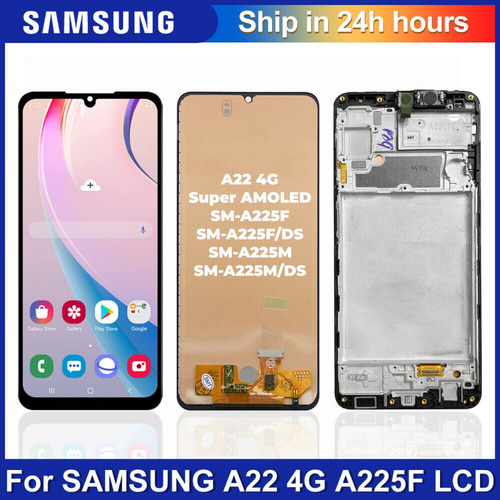 Pm Compatible Sj Pantalla Amoled Con Marco For Samsung