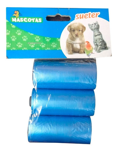 Imagen 1 de 5 de Mascotas 3 Repuestos Kit Aseo Mascota Porta Bolsas Hueso