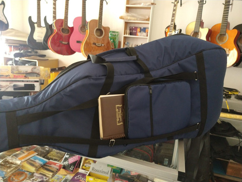 Capa P Violoncelo 4 4 (extra Luxo) Excelente Qualidade Azul