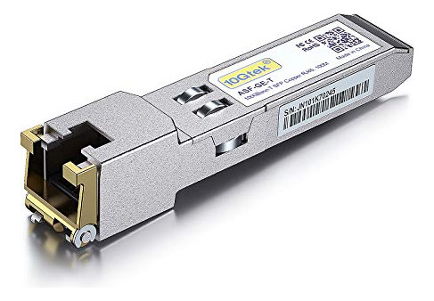 Pack 1.25g Sfp-t Copper Rj45 Compatible Con Hpp Aruba
