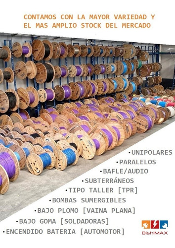 Cable Subterraneo 2x1 X200 Mts Normalizado C/ Envio