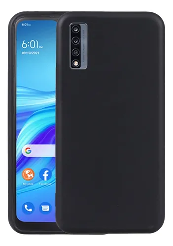 Capa De Tpu Preta Para Celular Tcl 4x 5g