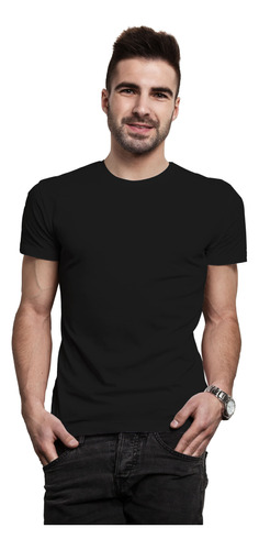 Playera Camiseta Manga Corta Hombre Slim Fit Ligera Moda