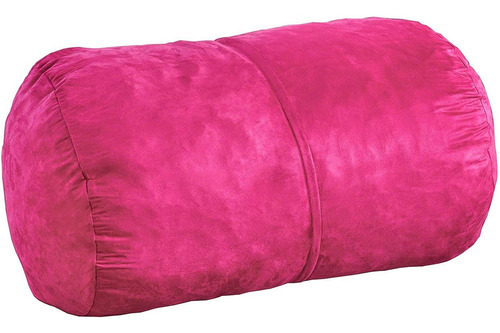 Cassell Rosa Fucsia Tejido  Pies Sillon Puf Fucsia