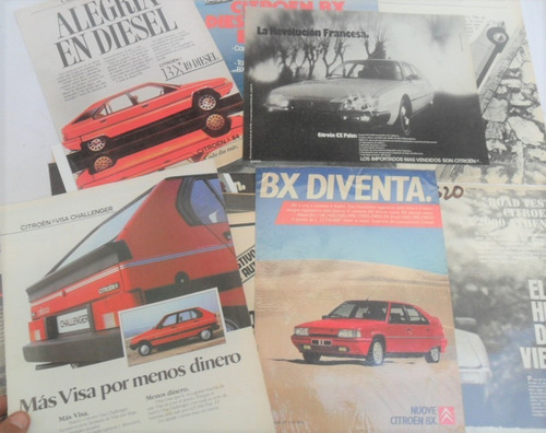 Citroen Visa Bx Cx Ds Articulo Revista Publicidad No Folleto