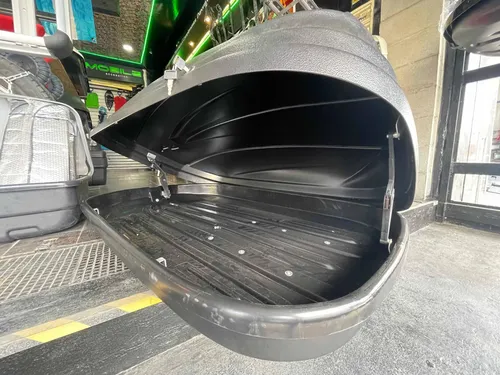 Valija De Techo 410 Lts + Barra Aluminio Nissan Kicks