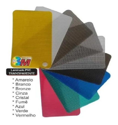 Imagem 6 de 7 de 4 Lonas Bege Com Visor + 4 Kit Acessórios Sem Os Tubos