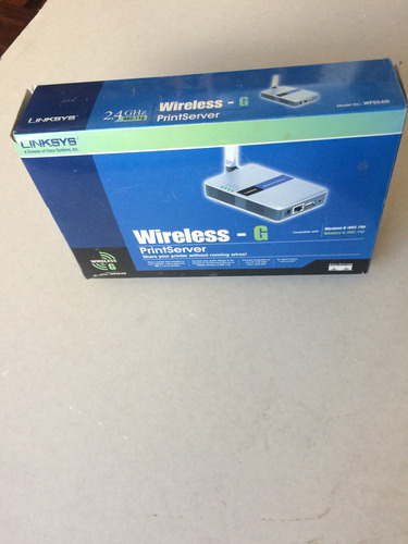 Printserver Wireless Linksys Wps54g/802.11g/usb2.0/lan