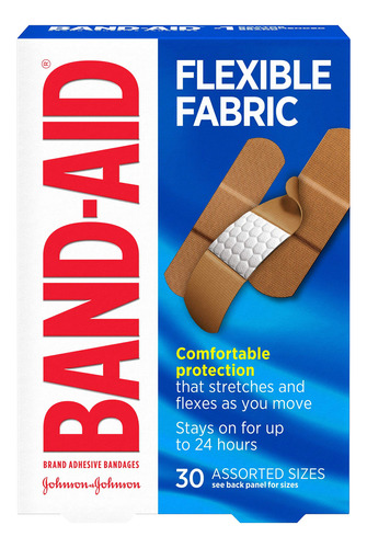 Band-aid Vendajes Adhesivos De Tela Flexible Para Una Protec