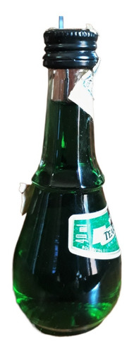 Botellita Licor Crema De Menta Bols Teardrop Cerrada Llena (Usado)