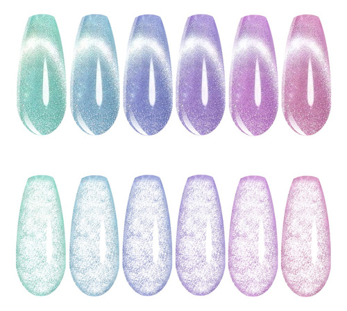 Vishine Galaxy Cat Eye - Juego De Esmalte De Uñas De Gel Con