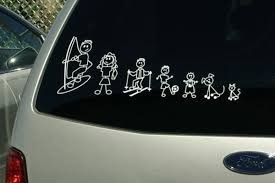 Calcomanias Familia  Sticker En Vinil Para Carros