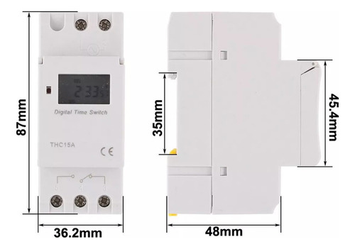 Para Interruptor Digital Programável 25a 16 Enc 8 Apag 110v