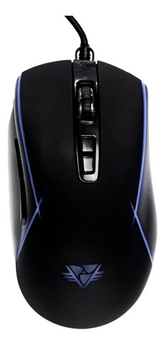 Mouse Alámbrico Gamer Dot By Voric Luces Led Configurable Color Negro