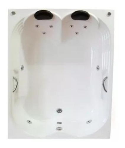 Banheira Dupla Itálica 160x120x43 Completa Com Sistema Alexa