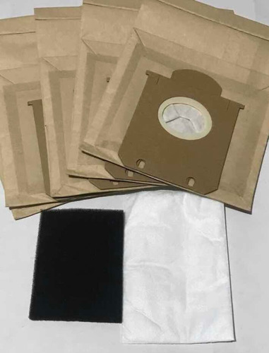 Imagen 3 de 5 de Kit Bolsas + Filtros Aspiradora Philips Impact Sidney Hr8310