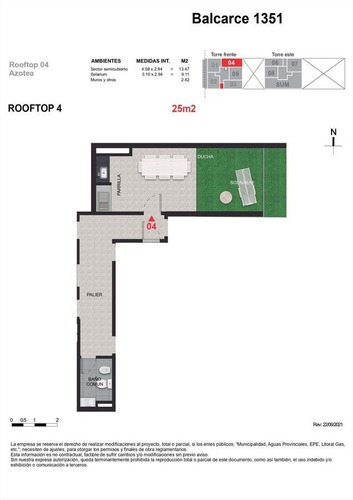 Imagen 17 de 30 de Venta Departamento 1 Dormitorio Al Contrafrente Balcón En Edificio Balcarce 1351 - Moderno