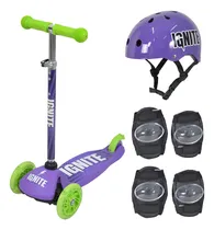 Comprar Monopatín Bipokids Ignite 1500 3 Ruedas Celeste