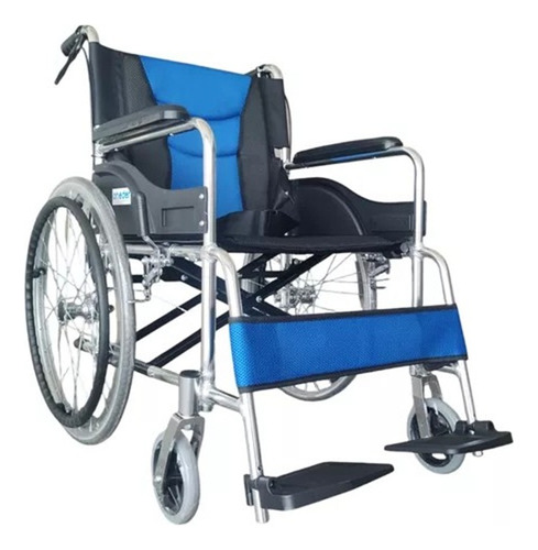 Silla De Ruedas Plegable Doble Freno Aluminio Liviana Oneder
